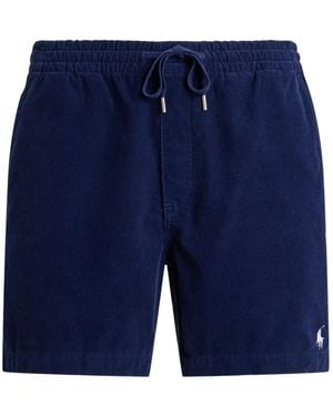 Polo Ralph Lauren Short À Logo Brodé - Bleu