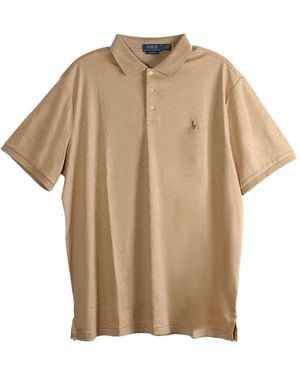Polo Ralph Lauren Short-sleeve Cotton Polo Shirt - Natural