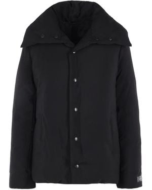 Yohji Yamamoto Padded High-Neck Jacket - Black
