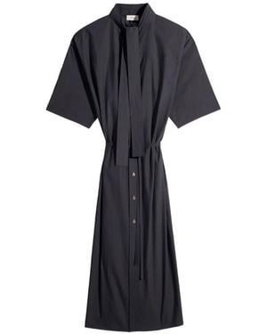 Lemaire Scarf Tube Dress - Black