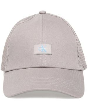 Calvin Klein Mütze Mit Logo-Patch - Grau