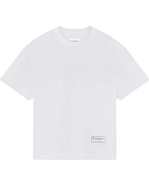 Givenchy Camiseta Couture Seam De Algodón - Blanco