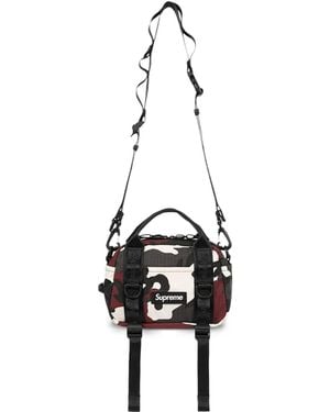 Supreme Camouflage-Print Shoulder Bag - Black