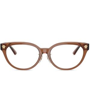 Versace Occhiali Medusa Head Cat-Eye - Marrone