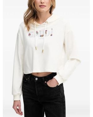 GAUDI Logo Hoodie - White