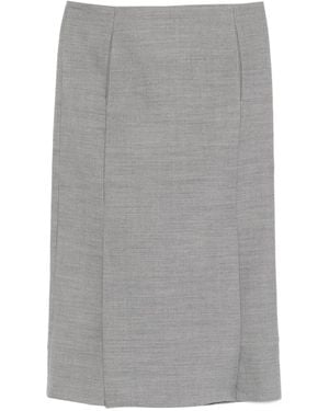 Entire studios Straight Skirt - Gray