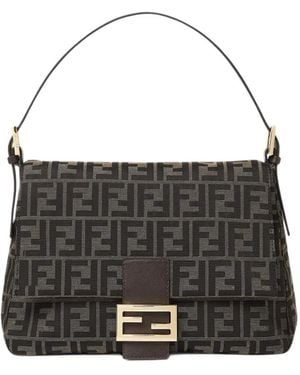 Fendi Flap 26325 Schultertasche - Schwarz