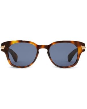 Gucci Gg778325 Tortoiseshell-Detail Sunglasses - Blue