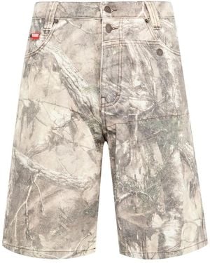 Pleasures Canvas Hunt Shorts - Natural
