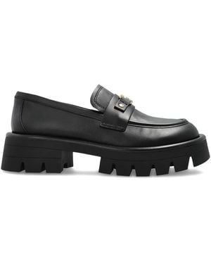 MICHAEL Michael Kors チャンキーソール レザーローファー - ブラック