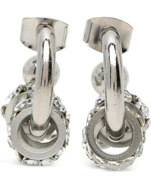 Justine Clenquet Daisy Earrings - White