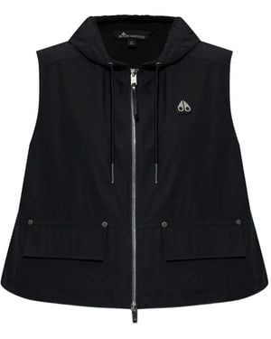 Moose Knuckles Elevate Gilet Met Ritssluiting - Zwart
