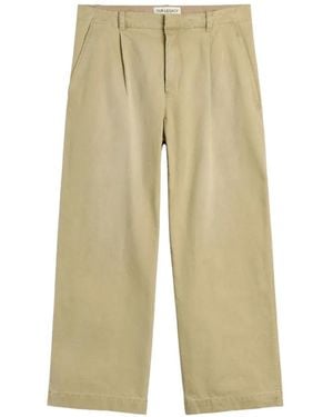 Our Legacy Still Pleated Pigment-Drill Chinos - Natural