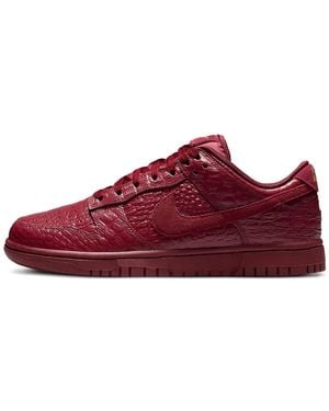 Nike Croc Dunk Low Snekaers - Red
