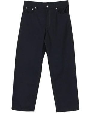 Moschino Belt-Loop Pocket Pants - Blue
