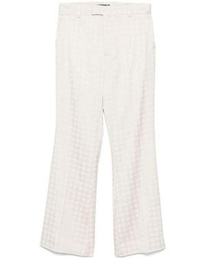 Amiri Ma-Monogram Flared Trousers - White