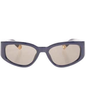 Jacquemus Logo-Print Sunglasses - Grey