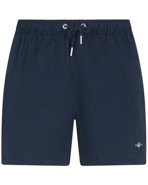 GANT Short En Seersucker À Taille À Lien De Resserrage - Blue
