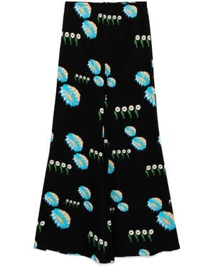 Cynthia Rowley Flared Pants - Black