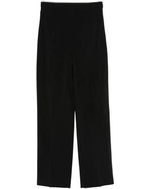 Alberta Ferretti Straight-Leg Trousers - Black
