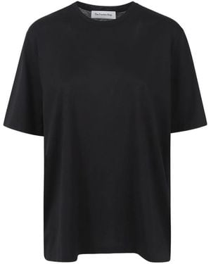 Frankie Shop Harper Cotton T-Shirt - Black