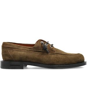 DSquared² Neoclassico Derby-Schuhe aus Wildleder - Braun