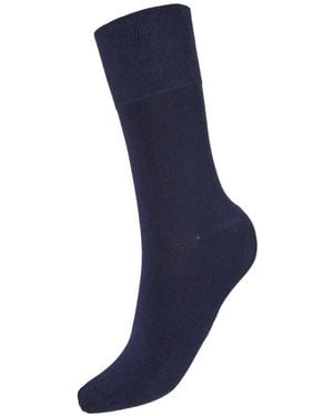 Wolford Stretch-Cotton Socks - Blue