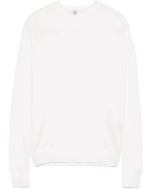 TOTEME Top Girocollo - Bianco