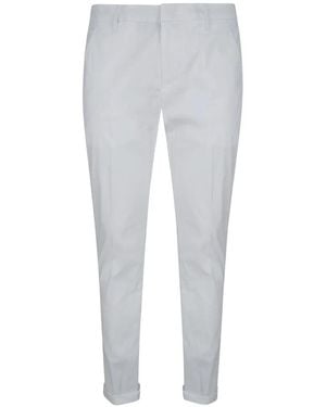 Dondup Cuffed-Hem Trousers - Grey