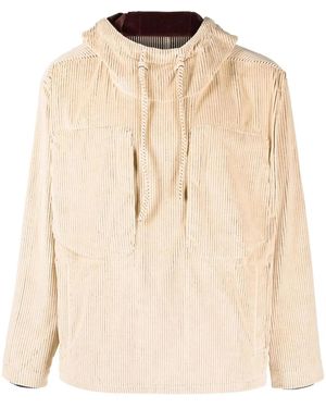 RANRA Steinn Corduroy Hooded Jacket - Natural