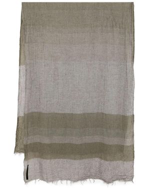 Forme D'expression Gestreifter Musa Schal - Grau