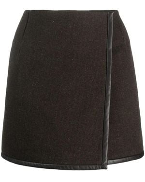 Golden Goose High-Waisted Virgin-Wool Skirt - Black
