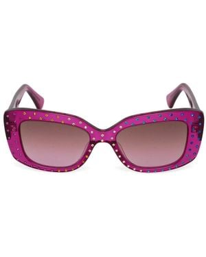 Kurt Geiger Shoreditch Gem Sunglasses - Pink