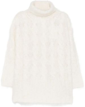 JOSEPH Fortin Pullover Mit Zopfmuster - Weiß