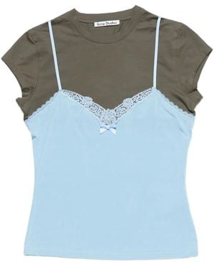Acne Studios Layered Top - Green