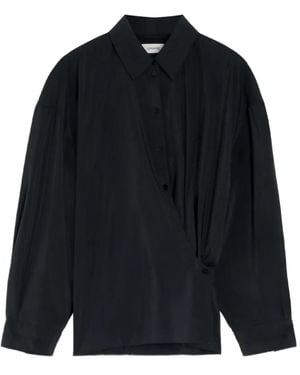 Lemaire Camicia Con Colletto Polo - Blu