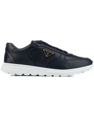 Prada Sneakers Mit Logo-Schild - Blau