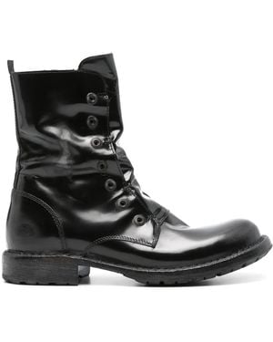 Moma Distressed Boots - Black