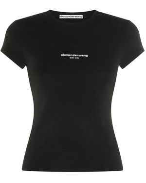 Alexander Wang Logo-Print T-Shirt - Black