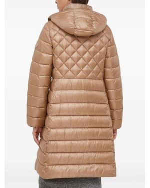 Joop! Quilted Hooded Coat - Natural