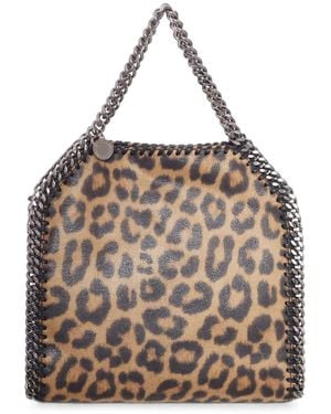 Stella McCartney Falabella Leopard-Print Tote Bag - Natural