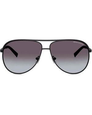 ARMANI EXCHANGE パイロット サングラス - ブラック
