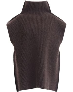 Marni Gilet A Coste - Nero