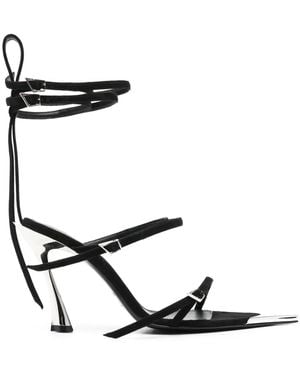 Mugler Sandali Fang 95Mm - Nero
