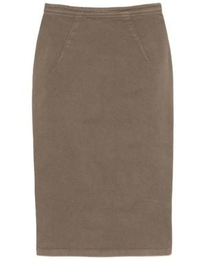 N°21 Midi Pencil Skirt - Brown