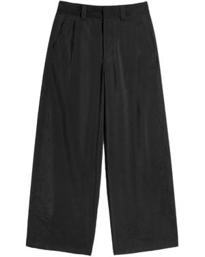Lemaire Straight Tailored Trousers - Black