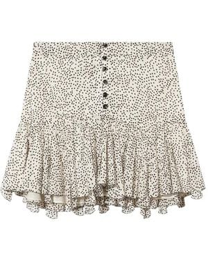 Isabel Marant Falda Daneen - Blanco