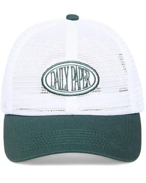 Daily Paper Gorra con panel de malla - Azul