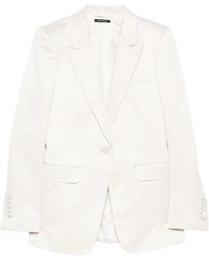 Tom Ford Blazer Con Botones - Blanco