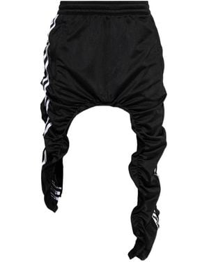adidas Ruched Side-Stripe Skirt - Black